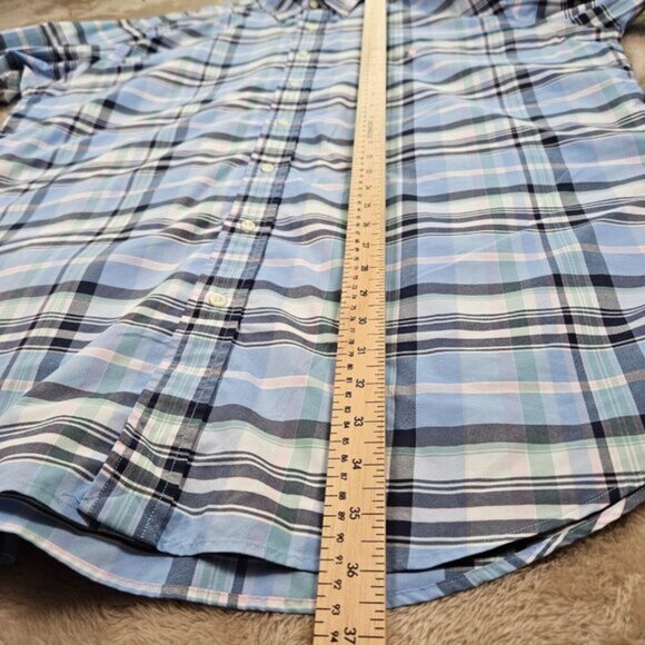 Ralph Lauren Dress Shirt Performance Long Sleeve Plaid Button Down Men's Sz 2XLT - Picture 6 of 11